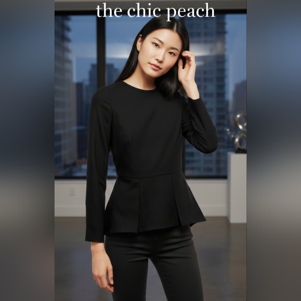 🖤 ZARA Woman Black Blouse – Size Large – NWOT 🖤